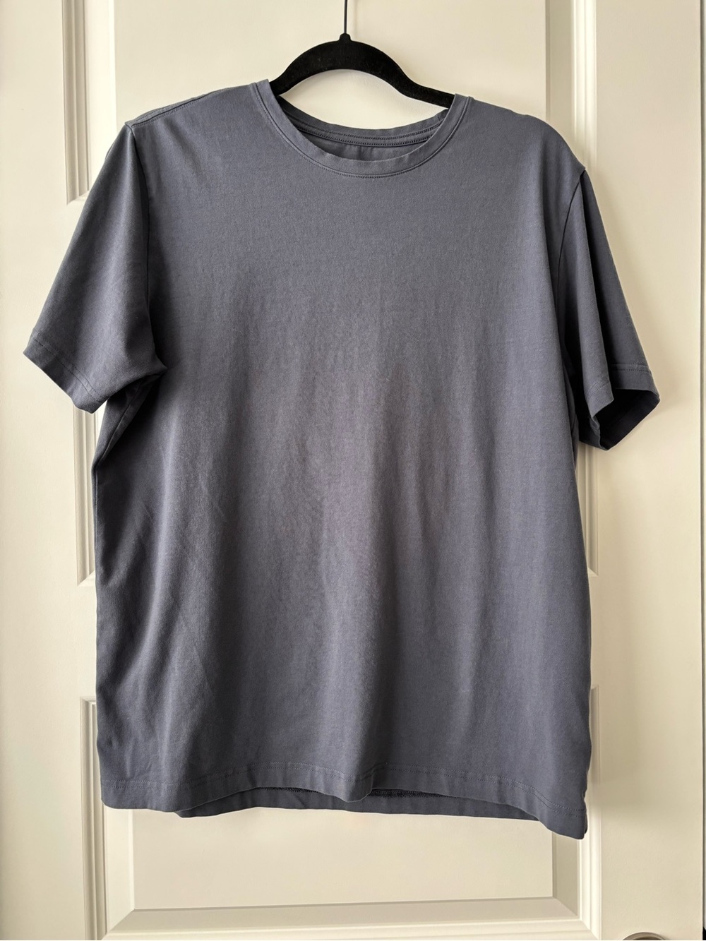 Pact M Gray Organic Cotton Crewneck T-Shirt Sustainable Basic Tee